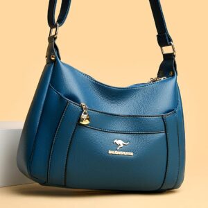 Women’s 2026 New Shoulder Bag Soft Leather Large Capacity Versatile Elderly Mom Crossbody Handbag One Piece For Delivery