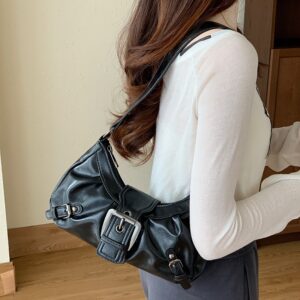 2026 New Fashion Melar Retro Niche Single Shouler For Women American Post-Apocalyptic Style Unerarm Baguette Bag