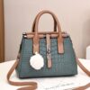 053# Crocodile pattern green