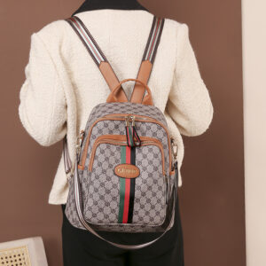 Men’s Women’s Fashion Travel Backpack Printed Large Capacity Bag Suitable For Business, Work, Travel, And Leisure