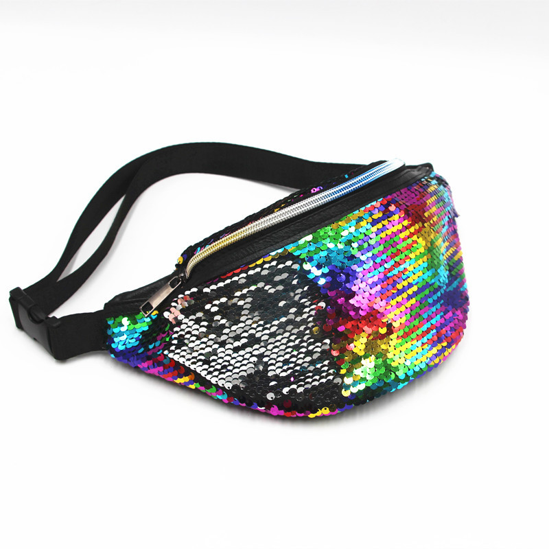 New Women's Mermaid Waist Fashion Sports Shoulder Crossbody Sequin Bag For Women - Image 5