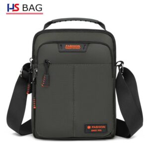 New Men’s High-End Casual Shoulder Large Capacity Minimalist Fashion Crossbody Water-Resistant Handheld Bag