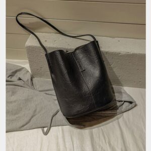 New Bucket Pleated Large Capacity Shopping Women’s 2026 Korean Edition Shoulder Bag