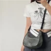 Gray Crossbody