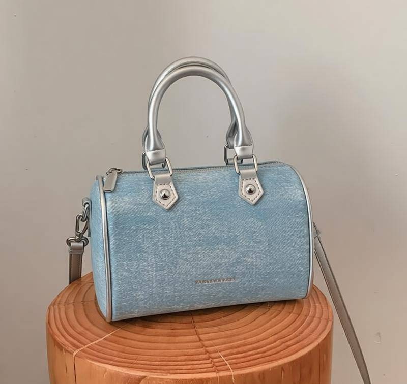 Luxury Women's Denim Handbag New Style Crossbody Shoulder Bag For Everyday Use Boston Pillow Design - Image 9