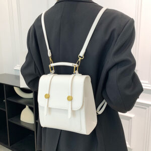 2026 New Casual Simple Fashion Crossbody Korean Style Elegant Small Square Bag Commuter Texture Women’s Backpack
