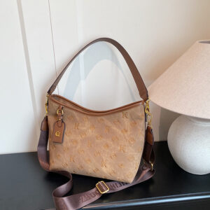 Fashionable Retro Printed Tote For Women Value Commuter Shoulder Crossbody Bag New Style Niche High End