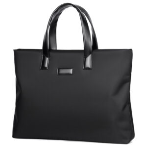Briefcase, portable large capacity business men’s computer bag, office file bag