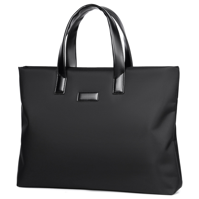 Briefcase, portable large capacity business men's computer bag, office file bag - Image 2
