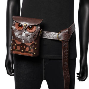 New Retro Punk Style Women’s Shoulder Crossbody Creative Owl Mini Coin Purse Bag