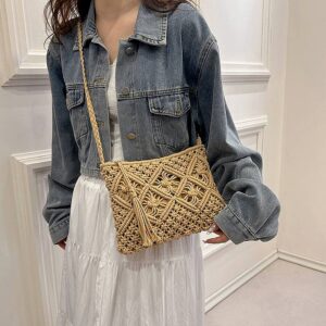 Handmade Small Internet Celebrity Casual Mori Women’s Ancient Style Rope Woven Knitted Yarn Bag