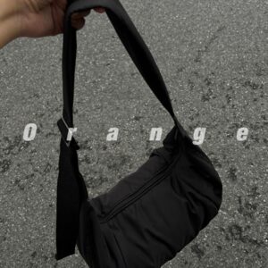 K Women’s Crossbody New Style, Large Capacity Dumpling Bag, Down Cotton, Simple And Versatile Shoulder Bag.
