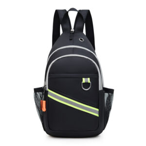 Crossbody Fashion Zipper Fanny Pack Multi-functional Single Double Shoulder Chest Bag Oxford Cloth
