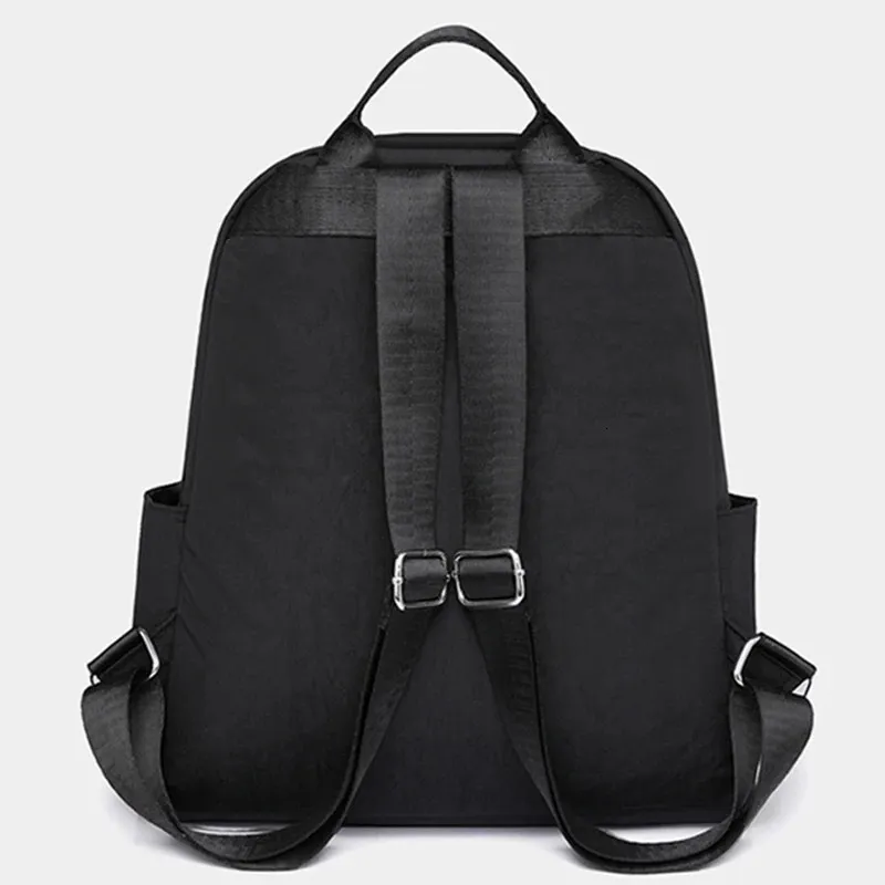 Oxford Cloth Nylon Travel Backpack Womens Casual Fashion Canvas Student Bag 250509 - Image 2