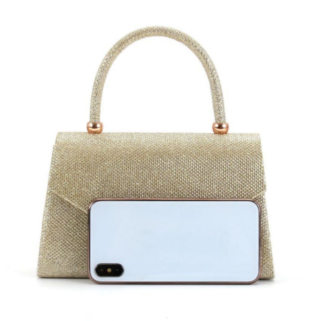 Women's Wedding Handheld Clutch Japanese Style Pleated Evening Bag - Image 4
