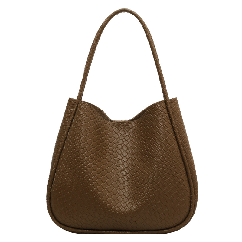 Vintage Fashion Large Capacity Women's Simple Tote Niche Texture Shoulder Bag - Image 11