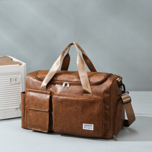Travel Large Capacity Business Trip Portable Storage Independent Shoe Compartment Sports Fitness Pu Short-distance
