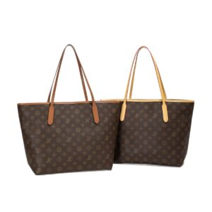 Women’s Large Capacity Underarm Tote European Station Monogram Alphabet Commuter Mommy Bag