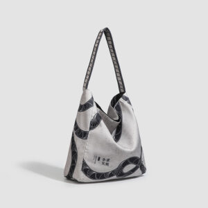 2026 New Personalized Bucket Relaxed And Casual Style Canvas Niche Design Linen Bag, Women’s Summer Shoulder Bag