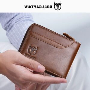 short Horizontal Style Casual Change Driver’s License Multi Function Card Slot Wallet