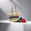 Hat bag set beige medium thick