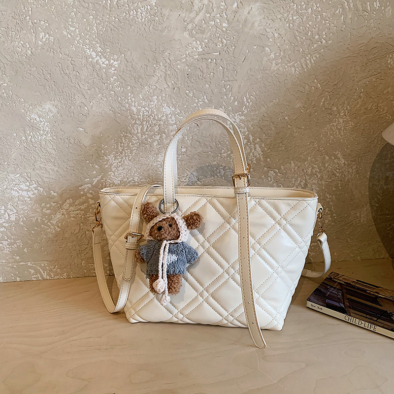 Women's Large Capacity Tote Simple Casual Shoulder Handbag New Style Commuter Bag Niche Design - Image 6