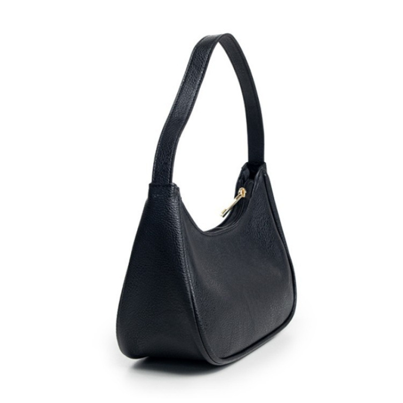 High-end Niche Design Baguette Shoulder Bag Cute Hobo Handbag Mini Clutch With Zipper - Image 3