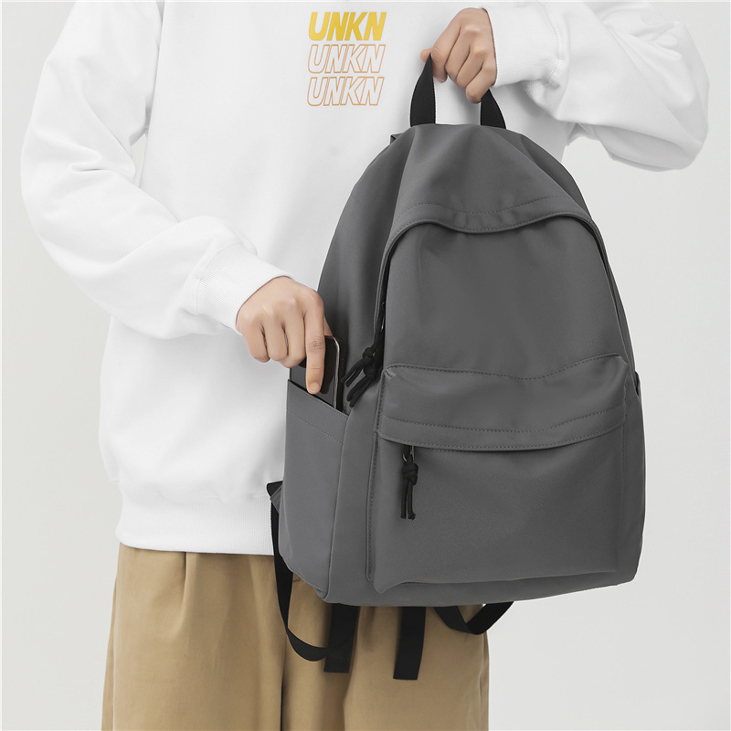 Large Capacity Lightweight Leisure Travel Backpack Junior High Student School Niche Bag - Image 3