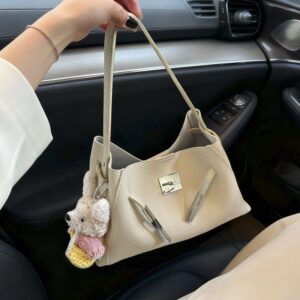 Unique Design Underarm For Women, 2026 Spring/summer New Korean Version, Large Capacity Shoulder Bag, Hand-held