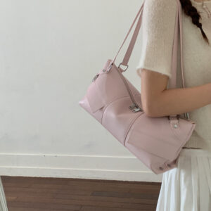 Spring Retro Large Capacity Women’s Shoulder Crossbody Fashionable Commuter High-End Tote Bag