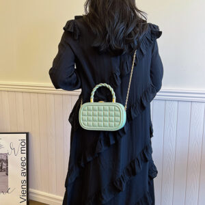 Plaid Box For Women 2026 New Simple Handbag Sweet Fashion Versatile Chain Shoulder Crossbody Bag