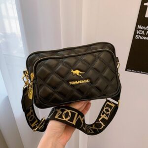 Elegant Quilted Crossbody Women – Stylish PU Mini Shoulder Bag With Zipper Closure, Compact & Versatile For Daily Use