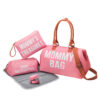 Pink three small bags diaper