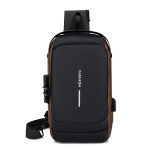 Cross border good quality chest men’s casual shoulder backpack waist business travel crossbody bag wholesale