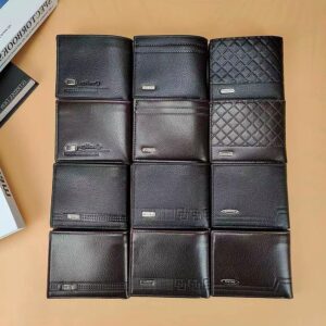 ​​INNERSOi Men’s Slim With Zipper, Multi-Card Holder, RFID Blocking, PU Leather Bifold Wallet For Business & Travel​