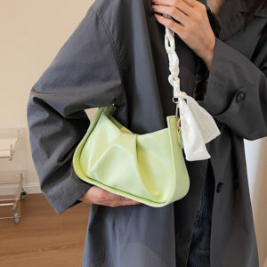 Fashionable Cloud-shaped Underarm For Women, Unique Pleated Design, Trendy Versatile, Fresh And Elegant Women’s Shoulder