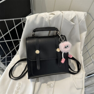 Simple College Style Women’s Bag 2026 New Fashion Casual Shoulder Handbag Small Backpack