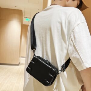 Original Streetwear Box Sling Bag – Unisex PU Hardcase Crossbody (Breathable, Water-Resistant, Ultra-Lightweight, Urban