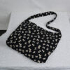 Black and white bow