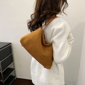 Autumn And Winter Trend Niche Single Shoulder Armpit Pillow Korean Version Frosted Large For Women 2026 New Fashionable