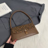 Brown leopard print