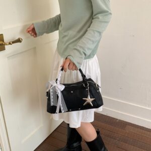 2026 New Large-Capacity Rivet Handbag, Stylish And Versatile Pillow Bag, Elegant Women’s Commuting Crossbody Bag
