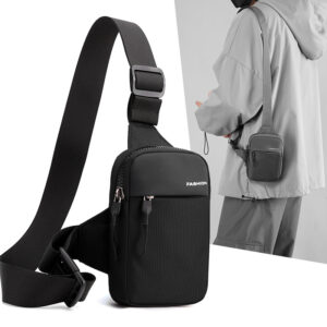 Mini Chest New Casual Mens Shoulder Coin Purse Fashionable Crossbody Sports Mobile Phone Bag