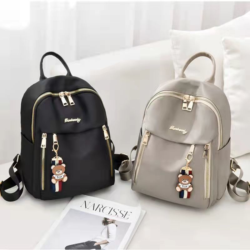 Oxford Cloth 2026 Korean Version New Canvas Fashion Women's Backpack Large Capacity Travel School Bag