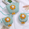 Sky Blue White Face Sunflower