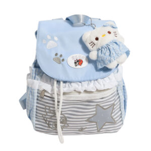 Cute Flap Backpack|Cartoon Plush Pendant Bag|Sweet Ruffle Drawstring Bag|Student Daily Casual Mini Backpack