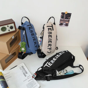 Korean Fashion Trendy Brand Crossbody Casual Sports Large Capacity Shoulder Unisex Chest Bag