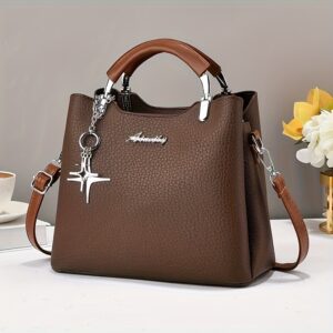 Women’S Handbag Fashionable For Work Commuting, With Detachable Adjustable Shoulder Straps, And A Choice Of Gifts