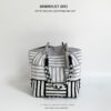 Black and gray horizontal and