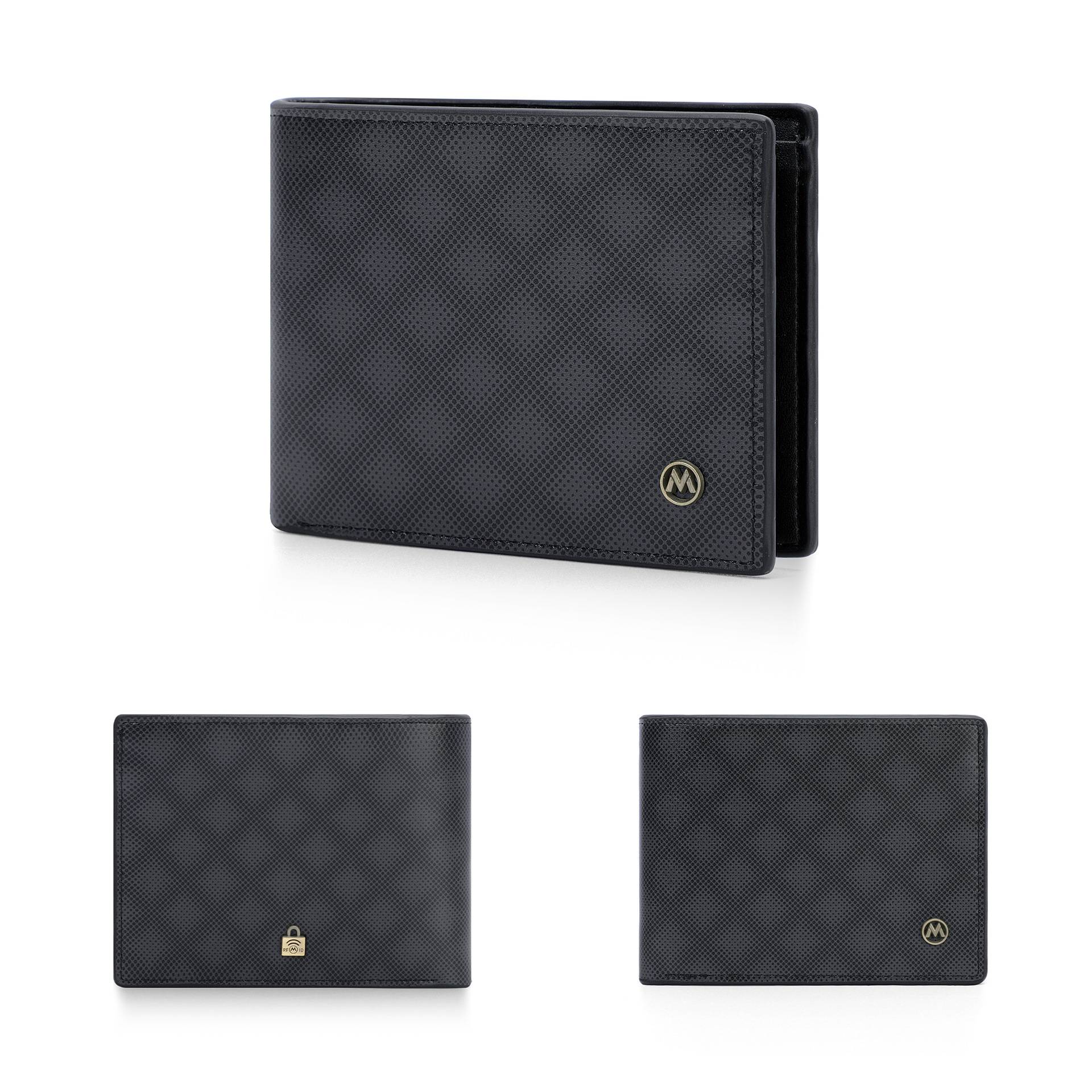 MANDU 2026 New Plaid Men's Large Capacity Wallet RFID Card Bag Male - Image 4